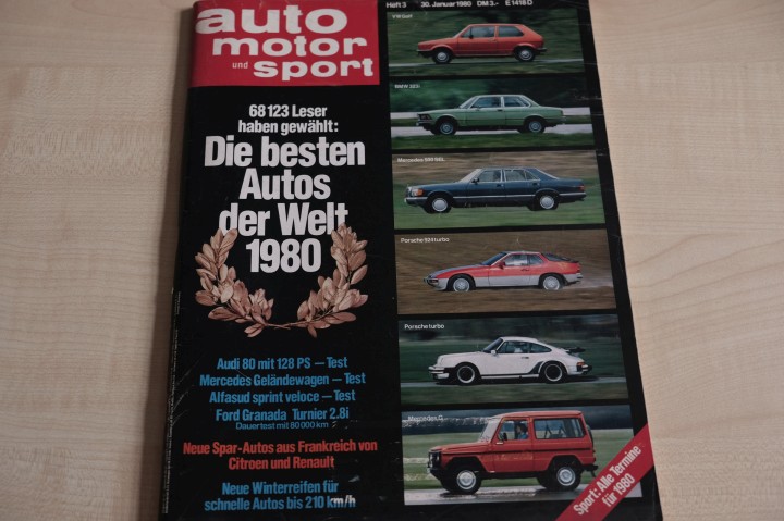 Deckblatt Auto Motor und Sport (03/1980)